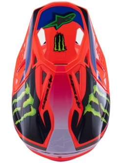 Kask enduro Alpinestars MX Supertech M10 Deegan pomarańczowo-różowo-fioletowy