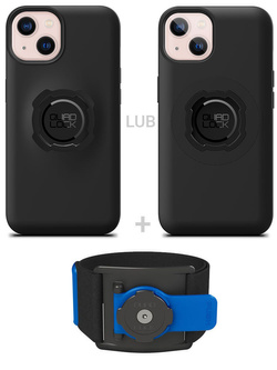 Zestaw do biegania: etui na telefon iPhone 13 + opaska sportowa Quad Lock