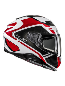 Kask integralny HJC F71 Tozz biało-czerwony