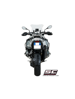 Tłumik SC-Project Oval Black Titanium + Carbon (SLIP ON) - BMW R 1200 GS - ADVENTURE [13-16]