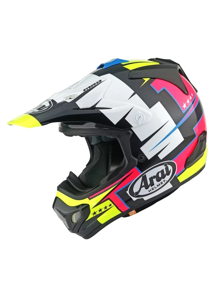 Kask enduro Arai MX-V Evo Battle żółty