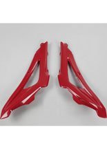 Osłony chłodnicy UFO do Husqvarna CR/WR 125 (06-08), CR 250 (06-13), TC 250/310/449/499/510 (05-07), TE-TX 250 (05-07), TE-TX 250 (05-07), WR 300 (09-13), TE 310/449/499/510/610 (05-07) czerwone