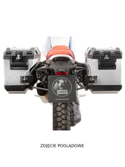 Zestaw: kufry boczne + stelaże Hepco&Becker Xplorer Cutout BMW R 12 G/S (25-) czarne