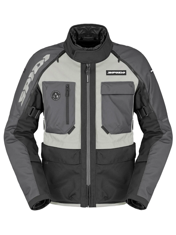 Kurtka motocyklowa tekstylna Spidi Crossmaster 2 czarno-szara