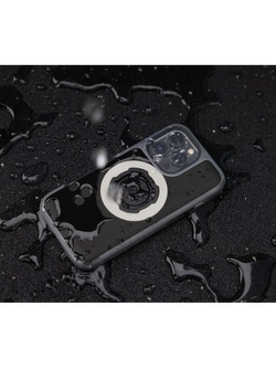 Zestaw na motocykl: etui MAG na telefon iPhone 13 mini (magnetyczne) + wodoodporny pokrowiec MAG + mocowanie Quad Lock