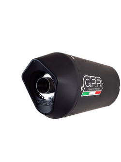 Tłumik G.P.R Furore Nero [Racing Slip-On, Black Aluminium] - Ducati Hyperstrada 821 [13-16]