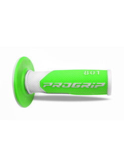 Manetki off-road Progrip 801 biało-zielone fluo