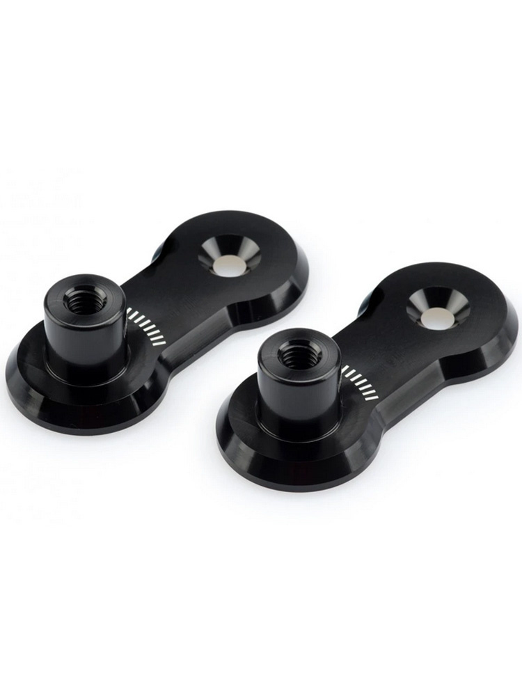 Zestaw do regulacji położenia podnóżków PUIG Aprilia/ BMW/ Ducati/ Honda/ Kawasaki/ KTM/ Suzuki/ Triumph/ Yamaha czarny [40 mm]