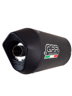 Podwójny tłumik G.P.R Furore Nero [Slip-On, Black Aluminium] - Honda VTR 1000 SP-2 [02-06]