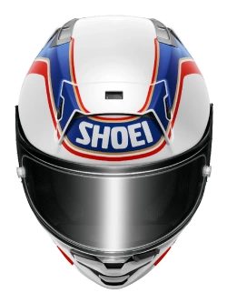 Kask integralny Shoei X-SPR PRO Gardner TC-2 biało-niebiesko-czerwony