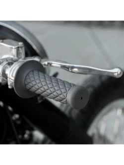 Manetki motocyklowe Biltwell Thruster TPV do kierownic o średnicy 25.4 [mm] szare