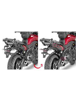 Stelaż kufrów bocznych Monokey, Retro Fit GIVI Yamaha MT-09 Tracer (15 > 17)