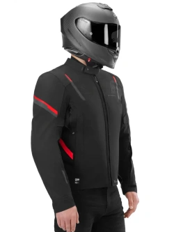 Kurtka motocyklowa tekstylna Shima Rush 3.0 czarno-czerwona