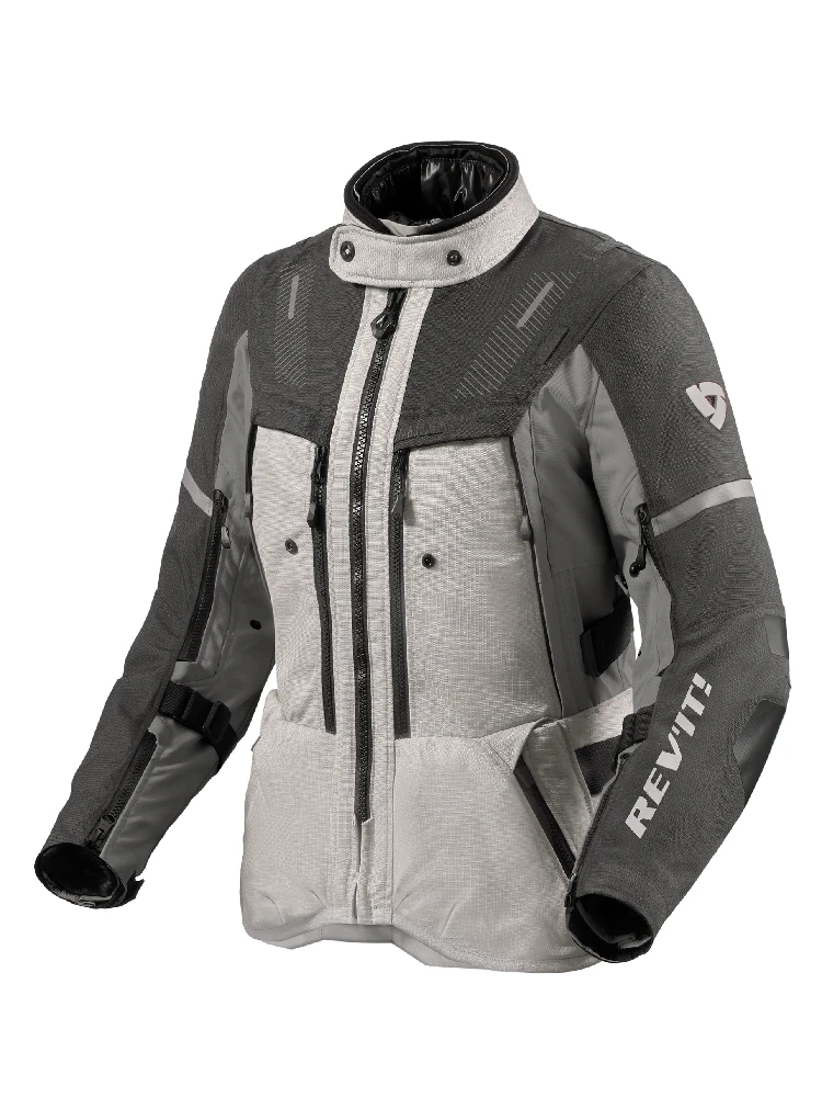 Kurtka motocyklowa damska tekstylna REV’IT! Sand 5 H2O szara