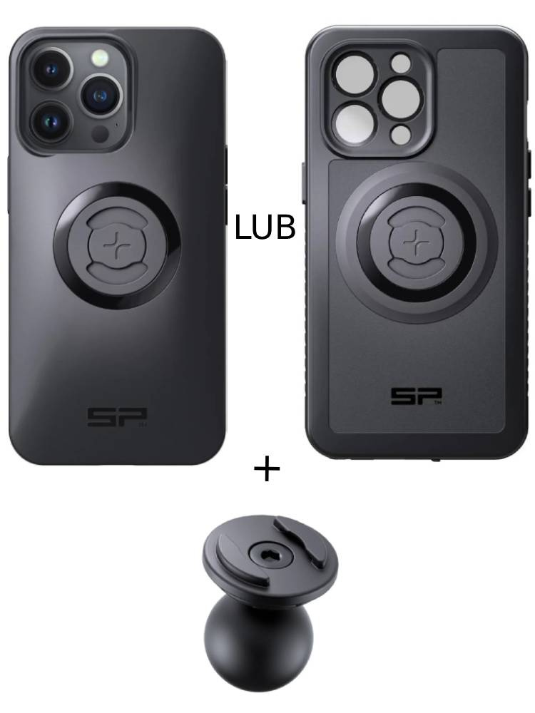 Zestaw: etui na telefon iPhone 13 Pro + uchwyt kulowy Pro SPC+ SP Connect