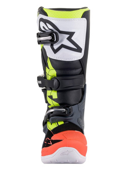 Buty enduro dziecięce Alpinestars Tech 7S szaro-czerwono-czarne