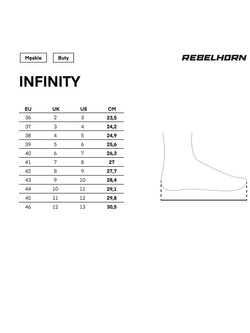 Buty motocyklowe turystyczne Rebelhorn Infinity czarne