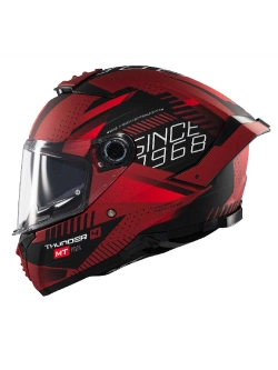 Kask integralny MT Thunder 4 SV Luminence D5 czerwono-czarny matowy