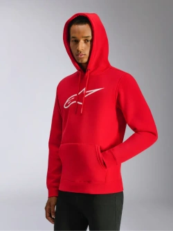 Bluza z kapturem Alpinestars Ageless V3 czerwona