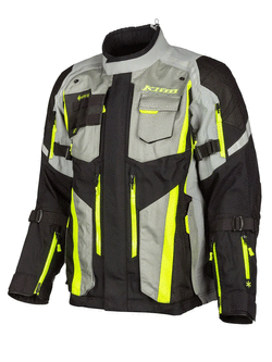 Kurtka motocyklowa tekstylna Klim Badlands Pro czarno-szaro-fluo żółta