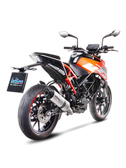 Tłumik LeoVince LV One Evo [Slip-On, Stainless Steel] do KTM Duke 390/125 [17-20], RC 390/125 [17-20]