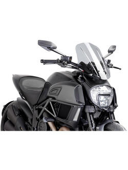 Owiewka PUIG Touring do Ducati Diavel (14-18) lekko przyciemniana