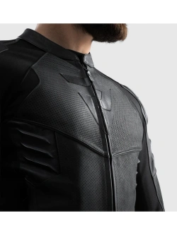 Kurtka motocyklowa skórzana Rebelhorn Vandal 2 czarna