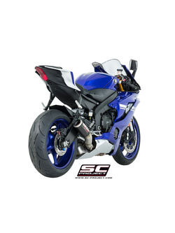 Tłumik SC-Project CR-T Carbon (Slip-on, Wysoka pozycja) - Yamaha YZF R6 [17-20]