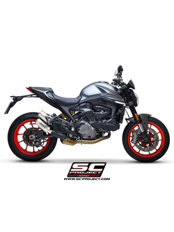 Tłumik motocyklowy podwójny SC-Project CR-T Ducati Monster 937 (21-24) tytan