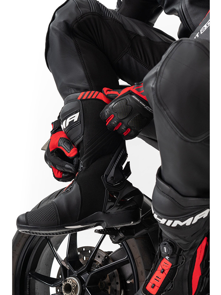 Buty motocyklowe Shima VRX-3 czarno-czerwone