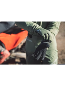 Rękawice cross Klim XC Pro zielono-czarne