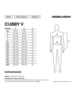 Kurtka motocyklowa tekstylna Rebelhorn Cubby V czarna