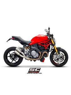 Podwójny tłumik SC-Project Twin CR-T Carbon / Titanium (Slip on) - Ducati Monster 1200 / S / R [17-21]