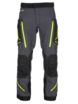 Spodnie motocyklowe tekstylne Klim Badlands Pro szaro-fluo żółte