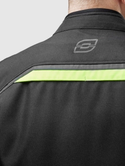 Kurtka motocyklowa tekstylna Ozone Neo czarno-żółta