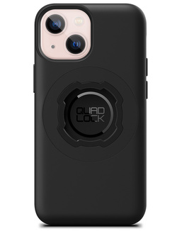 Zestaw: etui na telefon iPhone 13 mini + uchwyt Quad Lock montowany za pomocą paska z szybkozłączką
