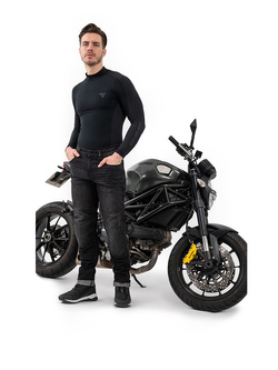 Jeansy motocyklowe Shima Rider czarne