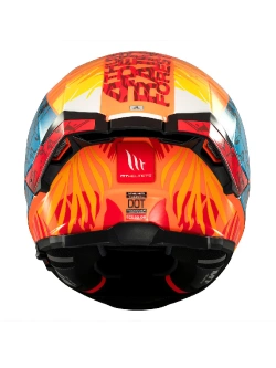 Kask integralny MT Thunder 4 SV Rainforest C4 pomarańczowo-niebieski połysk