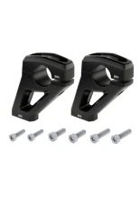 Podwyższenie kierownicy Hepco&Becker BMW R12 G/S (25-) (30 mm w górę, 24 mm w tył) czarne