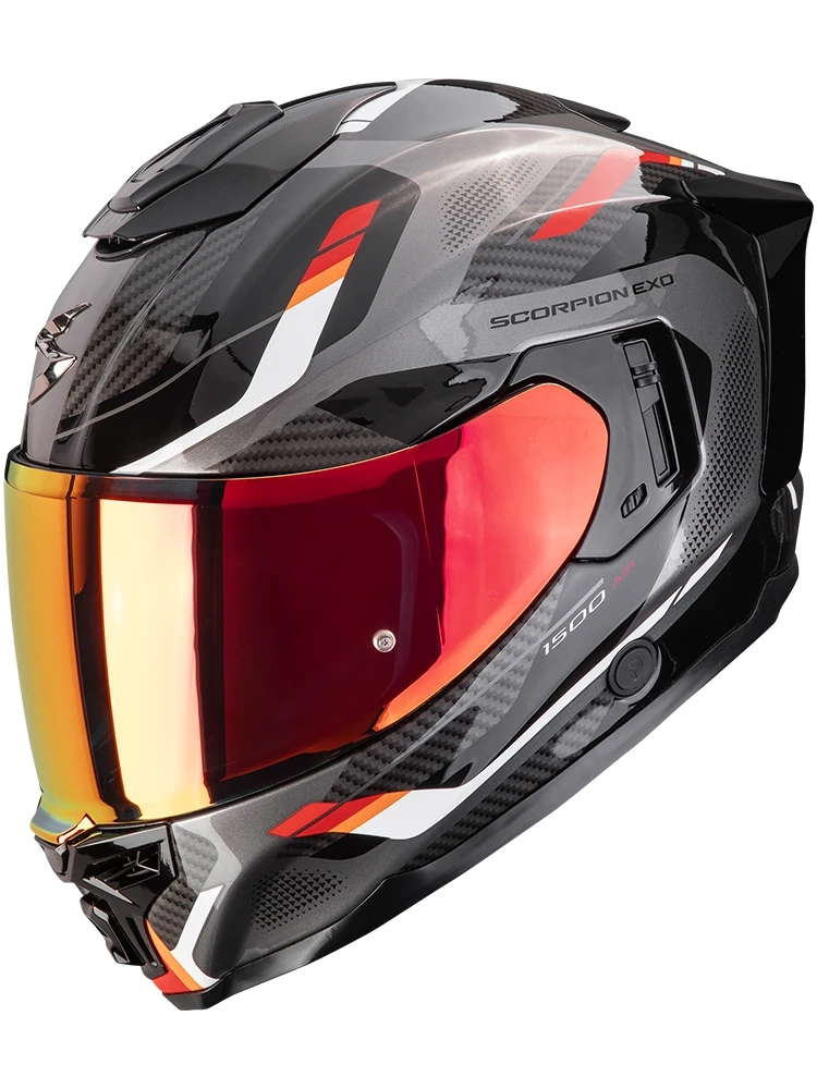 Kask integralny Scorpion EXO-1500 AIR Sleek czarno-czerwony