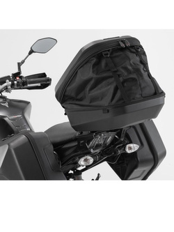 Zestaw: kufer centralny plastikowy + stelaż URBAN ABS SW-MOTECH BMW R 1200 R/ RS (15-), R 1250 R (18-25)/ RS (18-), R 1200 R (14-18) [pojemność 16-29 L]
