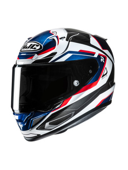 Kask integralny HJC RPHA 12 Brels czarno-biało-niebieski