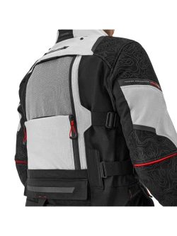 Kurtka motocyklowa tekstylna Shima Tracker jasnoszara