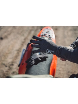 Rękawice cross Klim XC Pro szaro-czarne