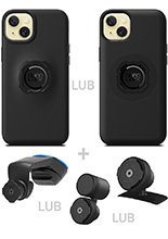 Zestaw do samochodu: etui na telefon iPhone 15 Plus + mocowanie Quad Lock