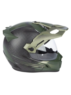 Kask adventure Klim Krios Pro Echo czarno-zielony matowy