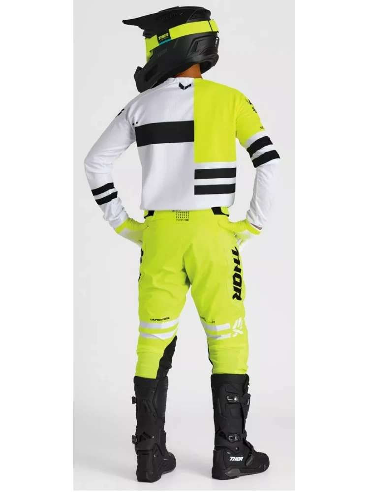 Rękawice cross Thor Launchmode żółte