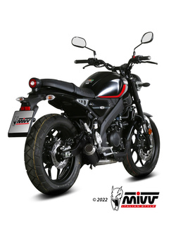Pełny układ wydechowy (MK3) MIVV do Yamaha XSR 125 (22-) czarny