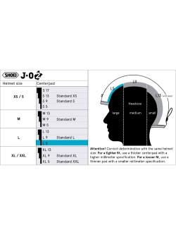 Wkładka centralna Shoei L5 do kasku J.O2