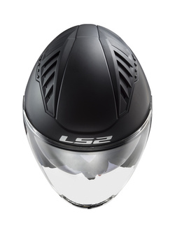 Kask otwarty LS2 OF600 Copter II Solid czarny matowy